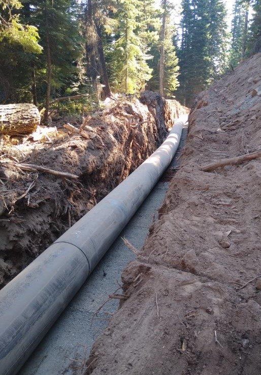 New Pipe Installed 2022